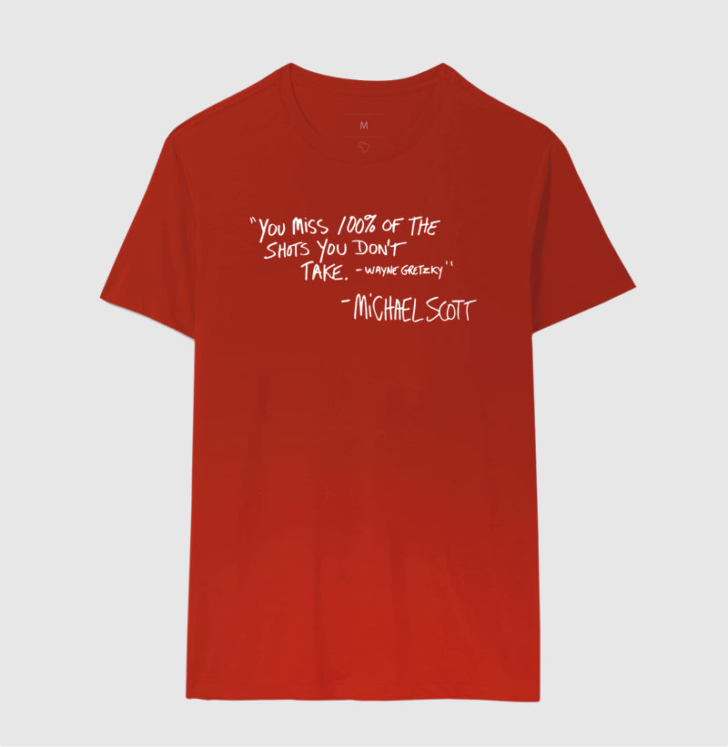 YOU MISS 100% OF THE SHOTS YOU DON'T TAKE